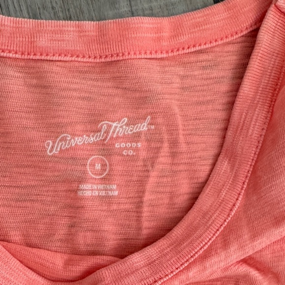 Universal Thread Peach Ruffle Midi Dress - Picture 2 of 3